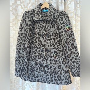 Animal Print Coat